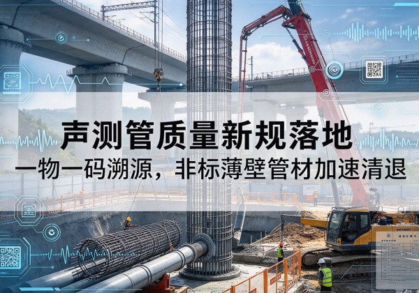 辛集声测管质量新规落地，一物一码溯源，非标薄壁管材加速清退