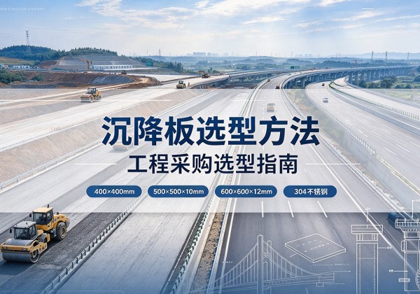 辛集沉降板选择方法